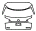 2016 Lexus NX Trunk Lid Kit - PPF