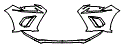 2021 Lexus NX  F Sport Bumper Kit - PPF