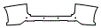 2020 Lexus NX Rear Bumper Kit - PPF
