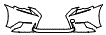 2015 Lexus IS 250 Sedan F Sport Bumper Kit - PPF