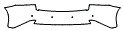 2020 Lexus IS  Base Rear Bumper Kit - PPF
