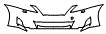 2013 Lexus IS 250 Sedan Bumper Kit - PPF