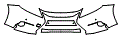 2013 Lexus ES 300h Bumper Kit - PPF
