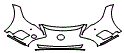 2023 Lexus LS Bumper Kit - PPF