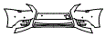 2013 Lexus LS 460 F Sport Bumper Kit - PPF