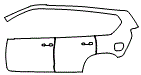 2023 Lexus GX 460 Rear Fender and Door Kit - PPF