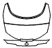 2021 Lexus LC Trunk Lid Kit - PPF