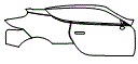 2018 Lexus LC  500 Door, Rear Fender and A-Pillar Kit - PPF