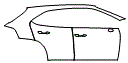 2019 Lexus UX 250h Door and Rear Fender Kit - PPF