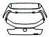 2019 Lexus UX Trunk Lid Kit - PPF