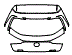 2020 Lexus UX Trunk Lid Kit - PPF