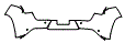 2021 Lexus UX  Luxury Rear Bumper Kit - PPF