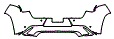 2025 Lexus UX 300h F Sport Design Rear Bumper Kit - PPF