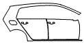 2019 Volkswagen Golf e-Golf Door and Rear Fender Kit - PPF