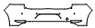 2015 Volkswagen Golf Rear Bumper Kit - PPF