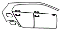 2023 Volkswagen Golf R Door and Rear Fender Kit - PPF