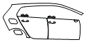 2022 Volkswagen Golf R Door and Rear Fender Kit - PPF