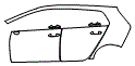 2024 Volkswagen Golf R Door and Rear Fender Kit - PPF