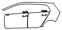 2022 Volkswagen Golf R Door and Rear Fender Kit - PPF