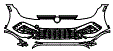2023 Volkswagen Golf R Bumper Kit - PPF