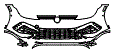 2023 Volkswagen Golf R Bumper Kit - PPF