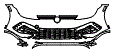 2022 Volkswagen Golf R Bumper Kit - PPF