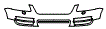 2004 Volkswagen Touareg V8 Upper Bumper Kit - PPF