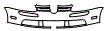 2008 Volkswagen Rabbit S Grille and Bumper Kit - PPF