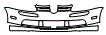 2007 Volkswagen Rabbit Grille and Bumper Kit - PPF