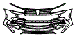 2018 Volkswagen Tiguan R Line Bumper Kit - PPF