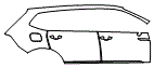 2023 Volkswagen Tiguan (US) SE Door and Rear Fender Kit - PPF
