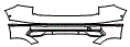 2024 Volkswagen Tiguan (Canada) Comfortline R-Line Black Rear Bumper Kit - PPF