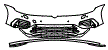 2018 Volkswagen Golf R Bumper Kit - PPF