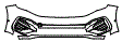 2023 Volkswagen Atlas Cross Sport (US) Bumper Kit - PPF