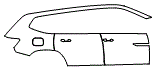 2019 Volkswagen Atlas Rear Fender and Door Kit - PPF