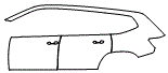 2025 Volkswagen Atlas (US) SE with Technology Door and Rear Fender Kit - PPF
