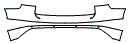 2019 Volkswagen Atlas R-Line Rear Bumper Kit - PPF