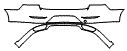 2021 Volkswagen Arteon Rear Bumper Kit - PPF