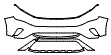 2023 Volkswagen Atlas Cross Sport (US) Bumper Kit - PPF