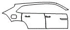 2020 Volkswagen Atlas Cross Sport Door and Rear Fender Kit - PPF