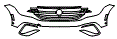 2024 Volkswagen Tiguan (US) Wolfsburg Edition Bumper Kit - PPF