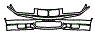 1996 BMW M3 Bumper Kit - PPF