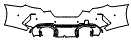 2021 BMW 8 Series M8 Competition Gran Coupe Rear Bumper Kit - PPF