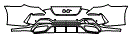 2026 BMW 8 SERIES M850I CONVERTIBLE Rear Bumper Kit