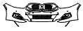 2024 BMW 8 Series  Gran Coupe Bumper Kit - PPF