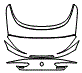 2021 BMW 8 Series Trunk Lid Kit - PPF