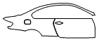 2007 BMW 328 Door and Rear Fender Kit - PPF