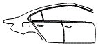 2021 BMW 3 Series M3 Competition Door and Rear Fender Kit - PPF