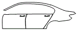 2017 BMW 7 Series (Canada)  M Sport Door and Rear Fender Kit - PPF
