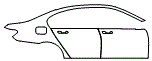 2016 BMW 7 Series (Canada) i Door and Rear Fender Kit - PPF